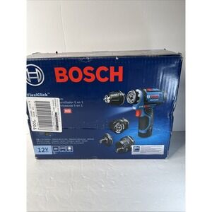 BOSCH GSR12V-140FCB22 12V MAX Flexiclick 5-In-1 Drill/Driver System